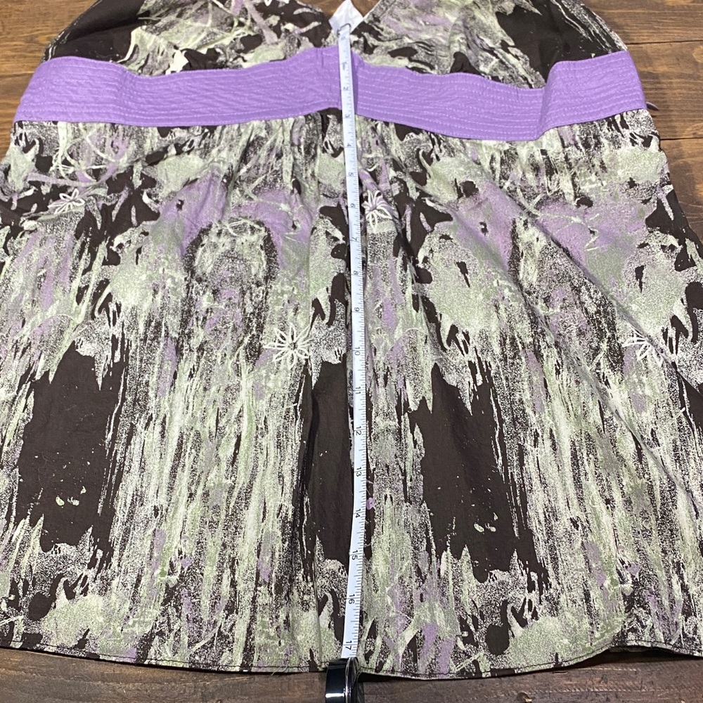 Hurley Strappy Top with Purple and Brown Accents - Juniors Size Large - Picture 10 of 11